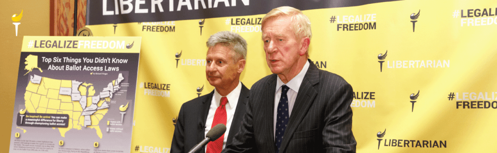 William Weld, Gary Johnson