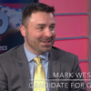 Mark West, the 2018 Libertarian nominee for governor of Arkansas, appearing on 'Talk Business & Politics' program on ABC affiliate KATV television