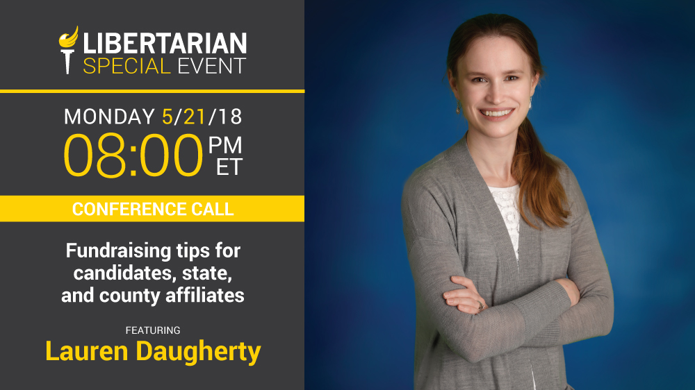 Conference Call: Learn how to fundraise | Libertarian Party