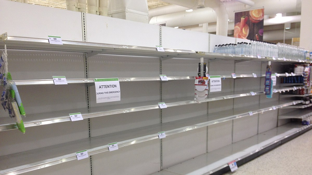 Higher prices help prevent empty shelves during natural disasters