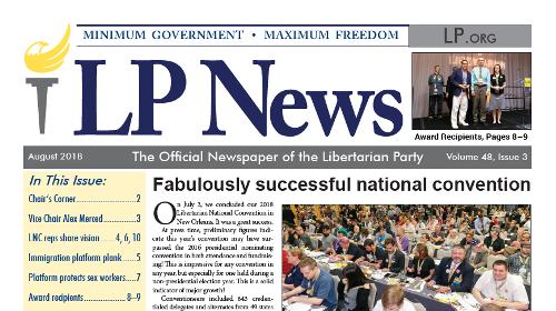August 2018 issue of LP News now online