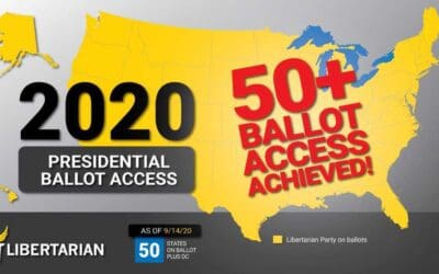 LP Presidential Nominee On The Ballot in All 50 States Plus DC